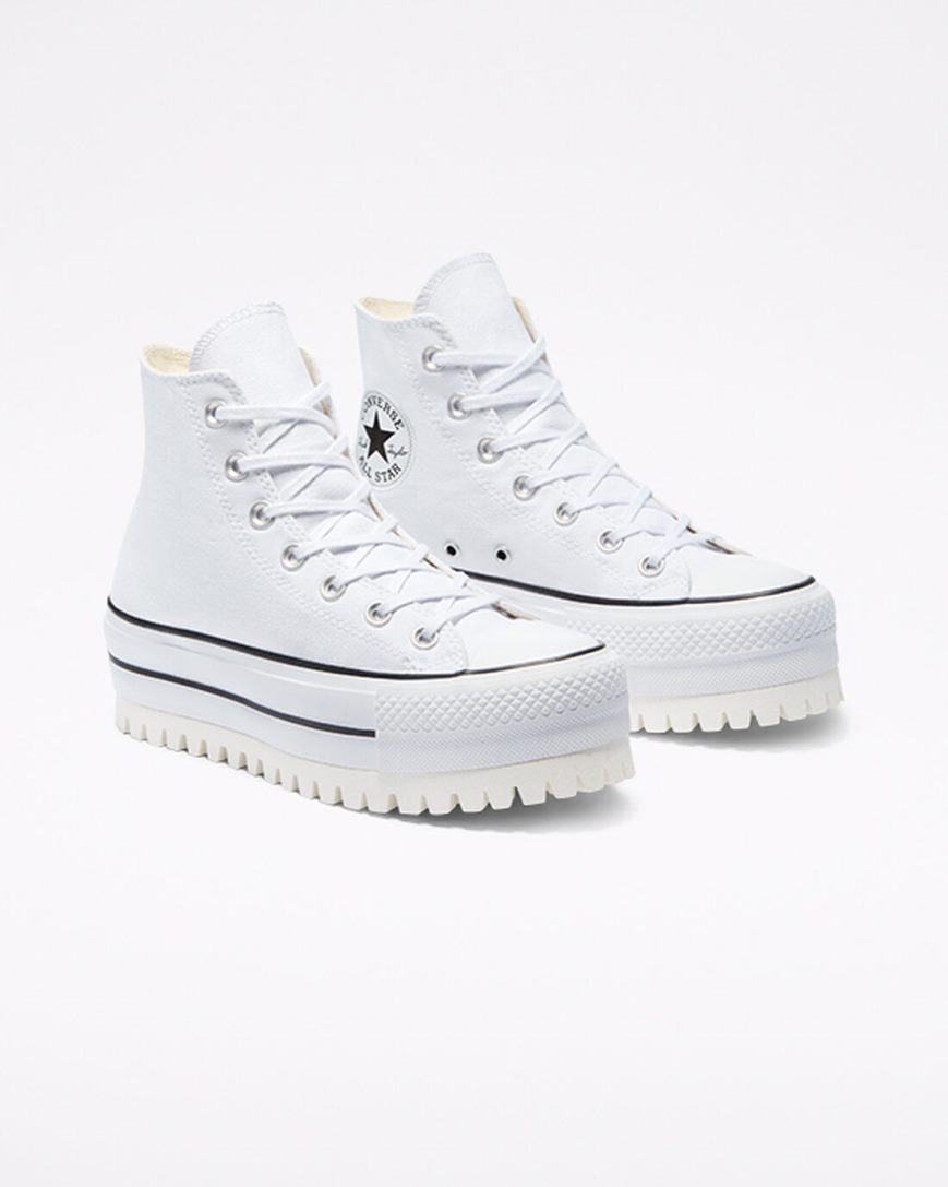 Women's Converse Chuck Taylor All Star Trek High Top Platform Shoes White | AU 108CET